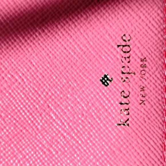 EUC KATE SPADE Imogene Talk The Talk PARROT Leather Wallet/Passport Holder - Picture 11 of 12